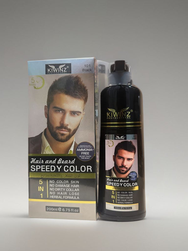 Kiwinz Hair Color Shampoo | 200ml Argan Oil Extract | For Men & Women